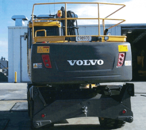 Volvo 18 ton Rubber tyre Excavator with